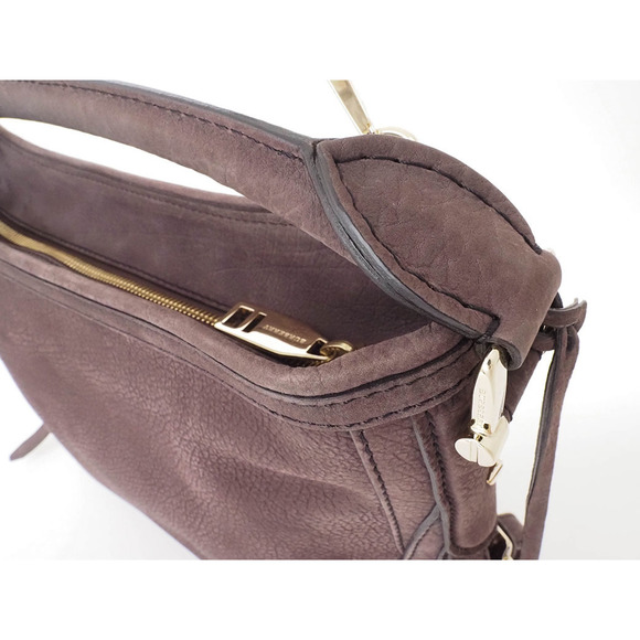 Burberry 2WAY One Shoulder Hobo Bag Leather Brown - Picture 11 of 12